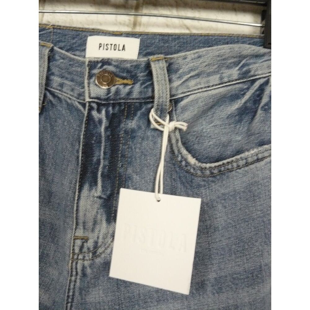 $158 Pistola Presley High Rise Relaxed Roller Jeans in Los Feliz sz 28 NEW - Picture 6 of 9